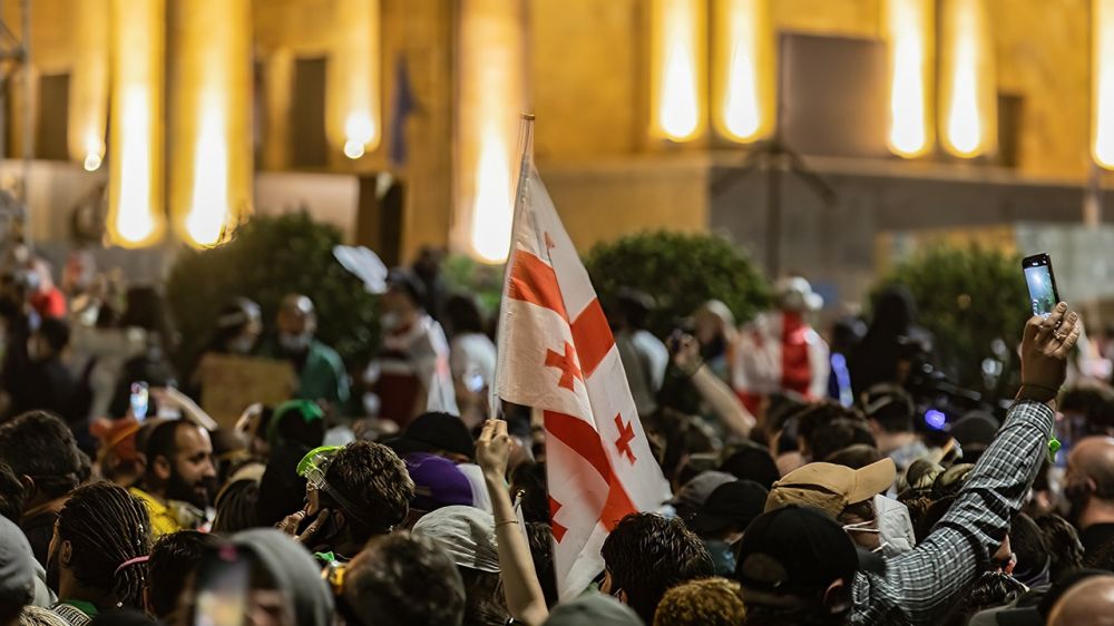 В Тбилиси завершился митинг против итогов выборов в Грузии