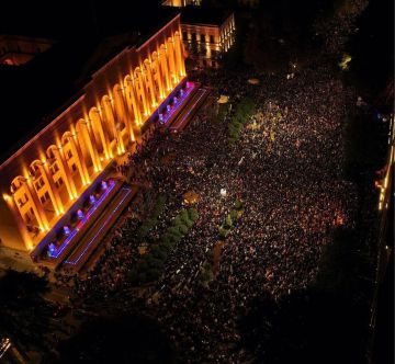 Юрий Подоляка: Протесты в Грузии: Протесты — день первый