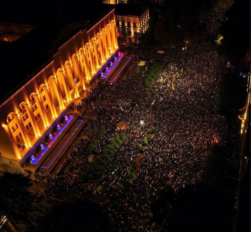 Юрий Подоляка: Протесты в Грузии: Протесты — день первый