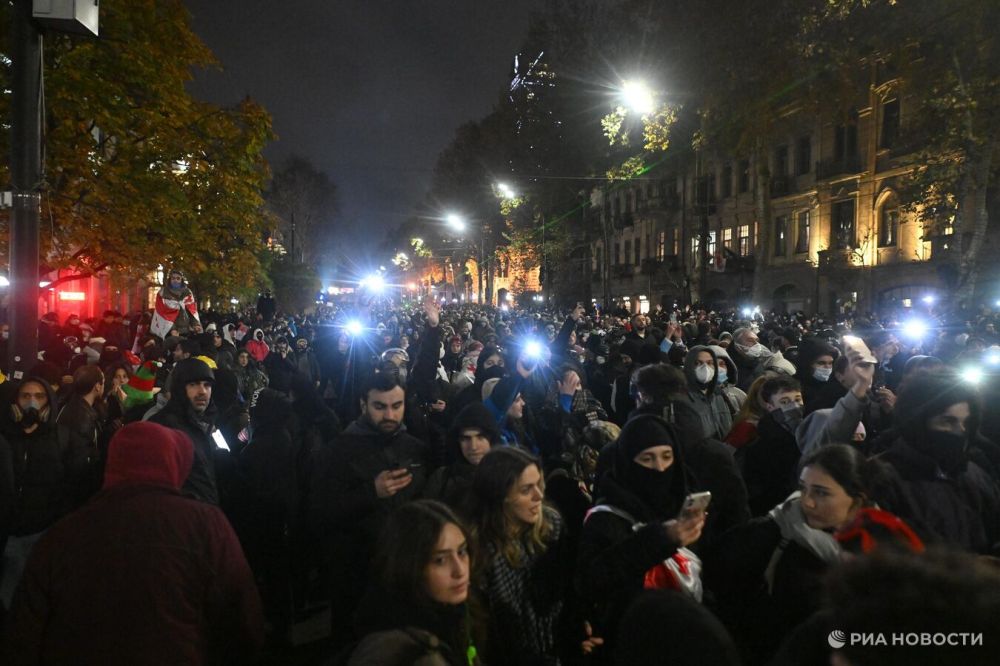 В Тбилиси завершился митинг оппозиции