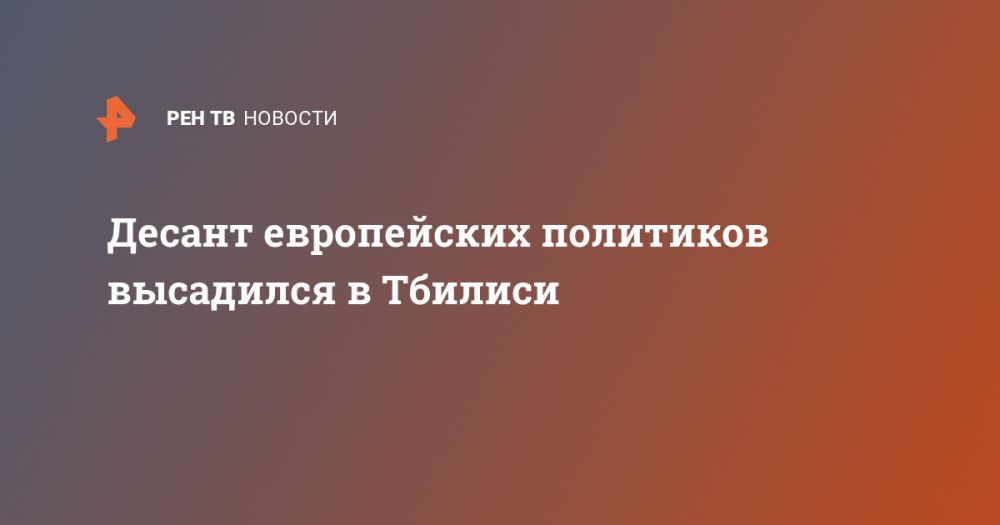 Десант европейских политиков высадился в Тбилиси