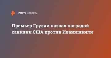 Премьер Грузии назвал наградой санкции США против Иванишвили