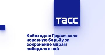 Кобахидзе: Грузия вела неравную борьбу за сохранение мира и победила в ней