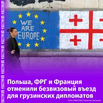 МИД Франции, Польши и германии заявили об отмене безвизового въезда для грузинских дипломатов, сообщили в пресс-службе МИД Польши