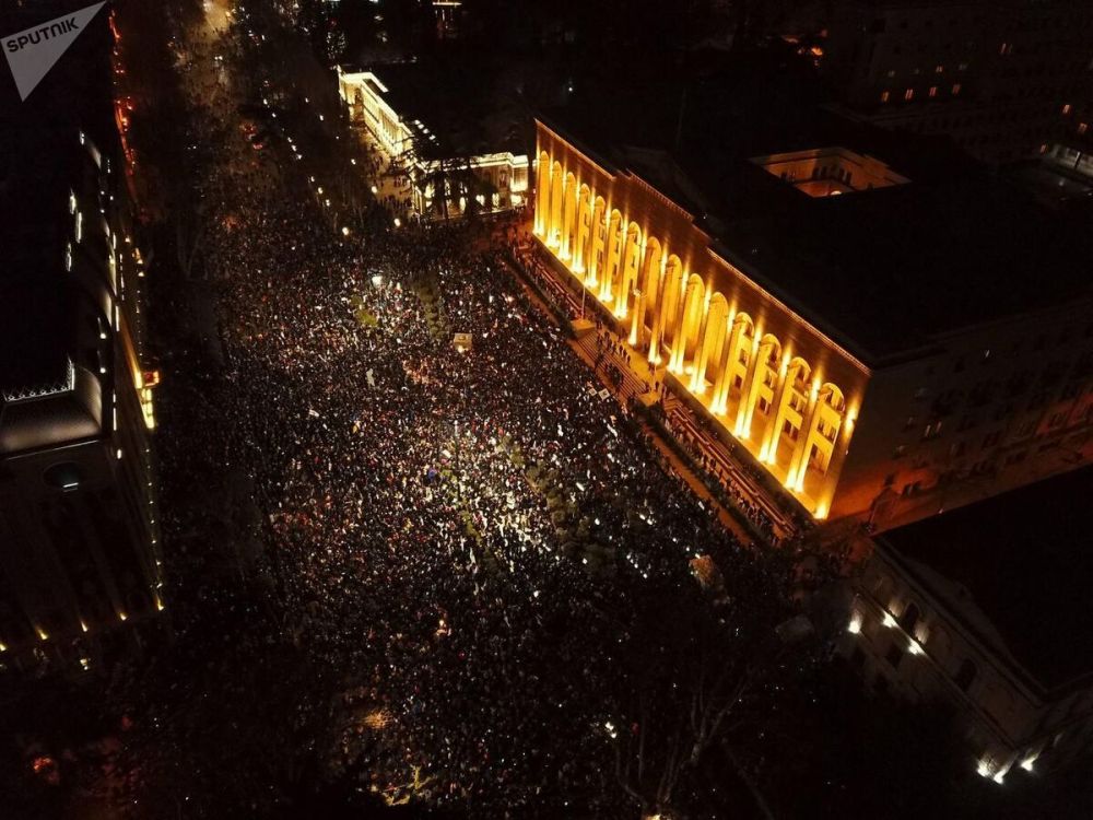 Грузинская оппозиция начала очередную акцию протеста