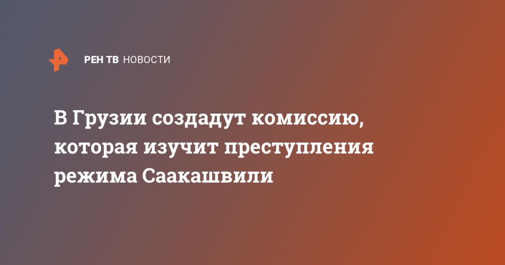 В Грузии создадут комиссию, которая изучит преступления режима Саакашвили