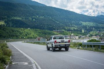 Полицейские пострадали в результате ДТП на востоке Грузии