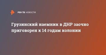 Грузинский наемник в ДНР заочно приговорен к 14 годам колонии