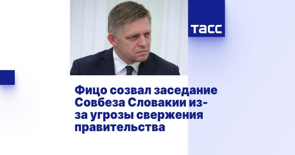 Фицо созвал заседание Совбеза Словакии из-за угрозы свержения правительства