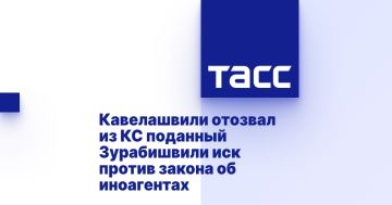 Кавелашвили отозвал из КС поданный Зурабишвили иск против закона об иноагентах