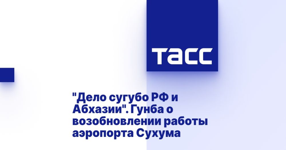 "Дело сугубо РФ и Абхазии". Гунба о возобновлении работы аэропорта Сухума