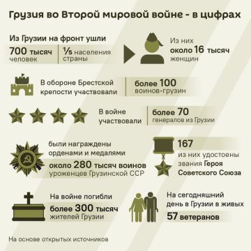 Грузия во Второй мировой войне – главные цифры