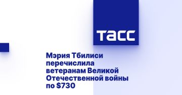 Мэрия Тбилиси перечислила ветеранам Великой Отечественной войны по $730