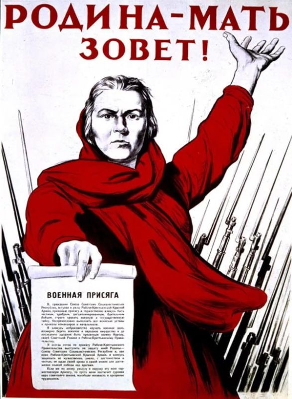 Легендарный плакат "Родина-мать зовет!", ставший священным символом войны и Победы, был создан грузинским живописцем и графиком Ираклием Тоидзе