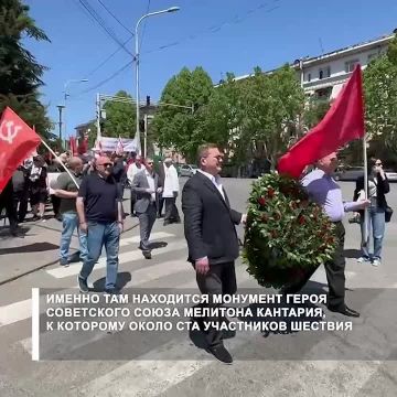 В Тбилиси прошла акция "Бессмертный полк", посвященная 80-летию Победы в Великой Отечественной войне