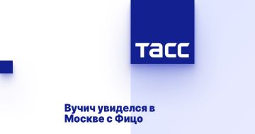 Вучич увиделся в Москве с Фицо