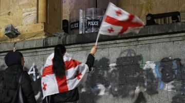 РИА Новости: В Тбилиси состоялась акция протеста против правительства
