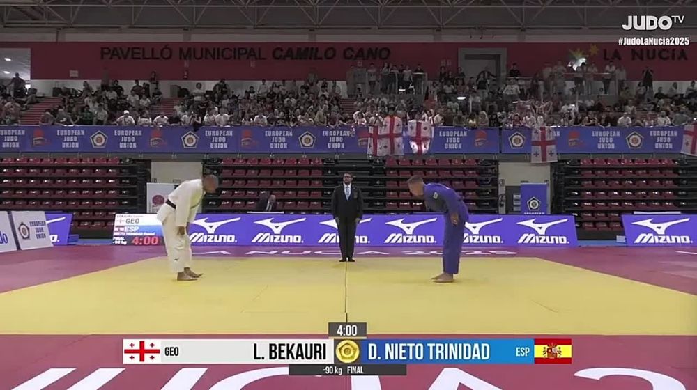 Грузинский дзюдоист Лаша Бекаури (90 кг) – победитель Открытого чемпионата Европы