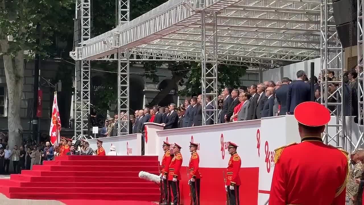 Грузинские новобранцы приняли присягу в День независимости